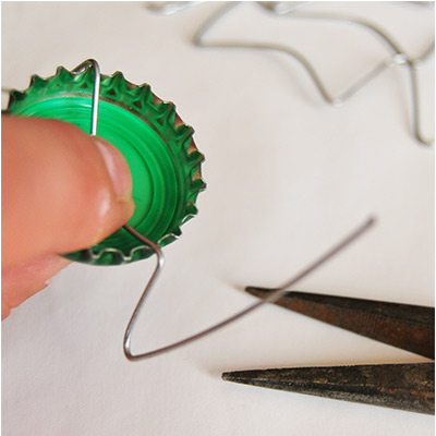 cut wire with pliers