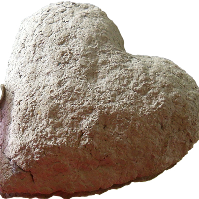 papermache heart complete